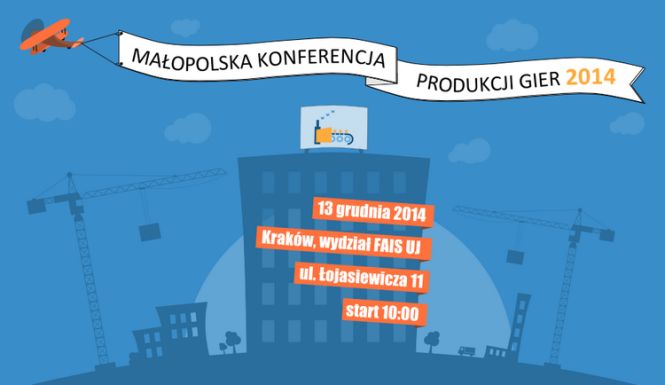 Druga edycja Małopolskiej Konferencji Produkcji Gier 2014 już w przyszłym tygodniu!