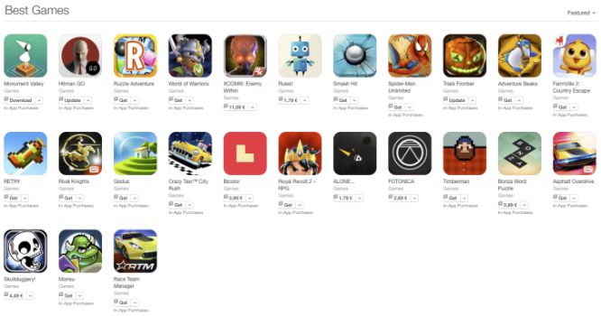 Timberman  - gra polskiego studia Digital Melody wyróżniona na liście najlepszych gier 2014 roku w App Store