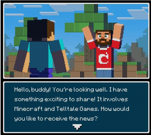 Telltale Games pracuje nad Minecraft: Story Mode