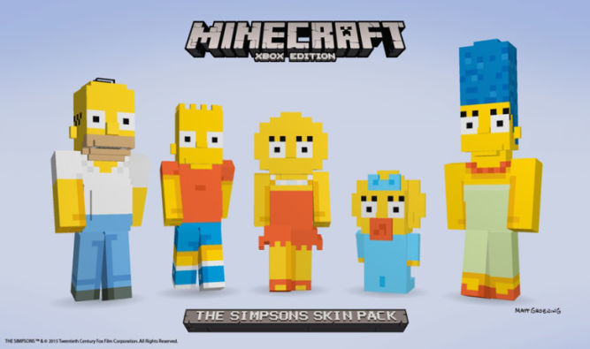Simpsonowie najeżdżają Minecraft!