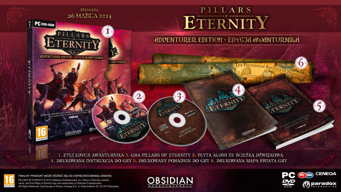 Wersja pudełkowa Pillars of Eternity dostępna w przedsprzedaży w sklepie gram.pl!