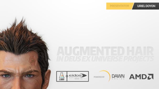 Możliwości TressFX 3.0 zaprezentowane na włosach głównego bohatera Deus Ex