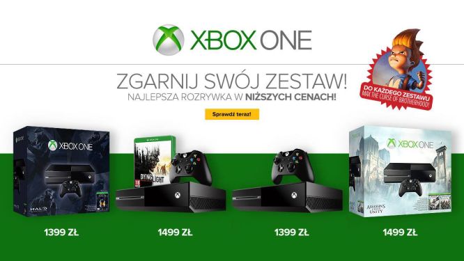 Atrakcyjna promocja na zakup Xbox One w sklepie gram.pl