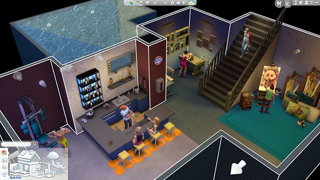 The Sims 4 z piwnicami i wyższymi budynkami