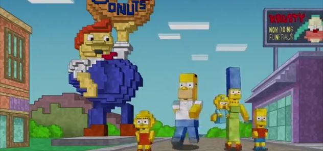 Minecraft - pakiet skórek z The Simpsons od jutra również na konsolach PlayStation