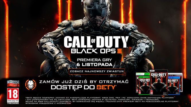 Sklep: Call of Duty: Black Ops III także na Xbox 360 i PlayStation 3!