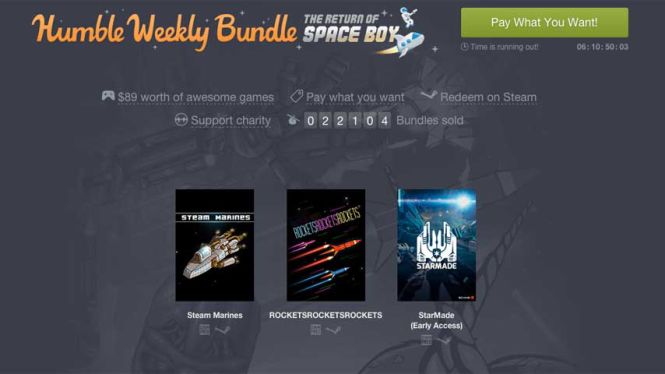 Nowe Humble Weekly Bundle zabiera graczy w kosmos