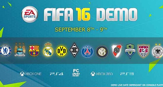 Wersja demonstracyjna FIFA 16 pojawi się 8 i 9 września 