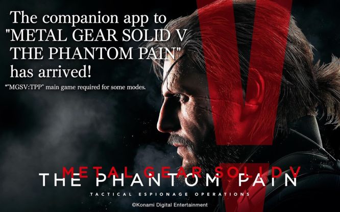 Aplikacja towarzysząca do Metal Gear Solid V: The Phantom Pain dostępna na iOS i Androidzie