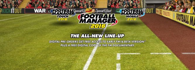 Football Manager 2016 ukaże się na PC w połowie listopada
