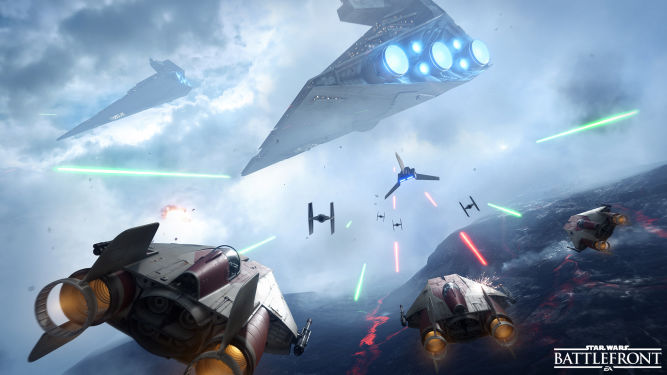 Star Wars Battlefront - zobacz Dartha Vadera w akcji