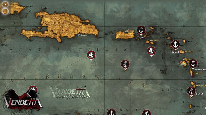Twórcy Vendetta: Curse of Raven's Cry prezentują interaktwyną mapę z gry