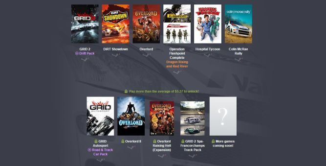 Gry z serii GRID, DiRT i Overlord w nowym Humble Bundle