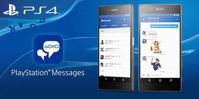 Aplikacja PlayStation Messages dostępna w wersji na iOS i Androida
