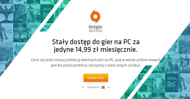 Origin Access debiutuje w Polsce