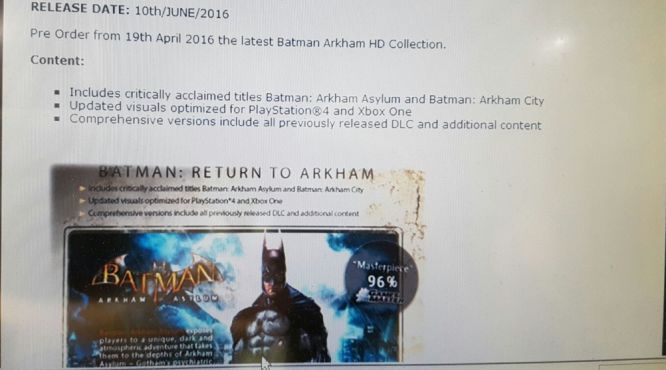 Batman Arkham HD – zapowiedź już dzisiaj?