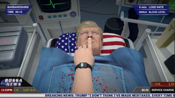 Surgeon Simulator pozwala na... penetrację Donalda Trumpa