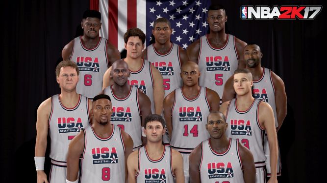 Krytyczny poziom patosu - dwie amerykańskie reprezentacje i hymn w nowym wideo z NBA 2K17