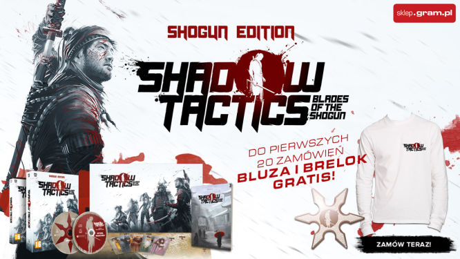Zamów przedpremierowo Shadow Tactics: Blades of Shogun i zgarnij bonusy!