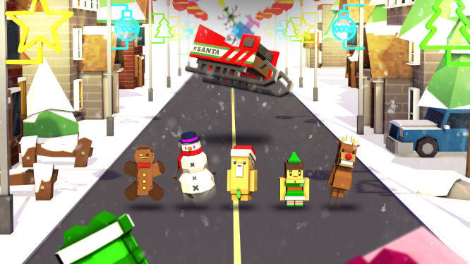 Road Hopper: Crazy Santa - zabawna gra z gatunku endless runner trafiła na iOS