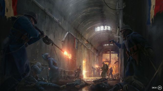 Grafika koncepcyjna zwiastuje DLC z francuską armią do Battlefield 1