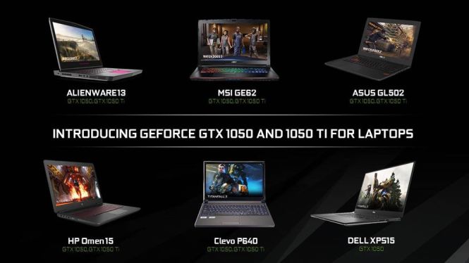 NVIDIA wprowadza karty GeForce GTX 1050 i 1050 Ti do laptopów