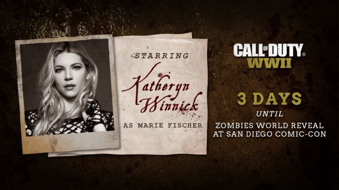 Tryb zombie w Call of Duty: WWII z udziałem Katheryn Winnick