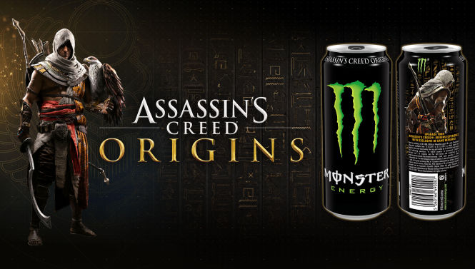 Bonusy do Assassin’s Creed Origins znajdziecie w puszkach energetyków