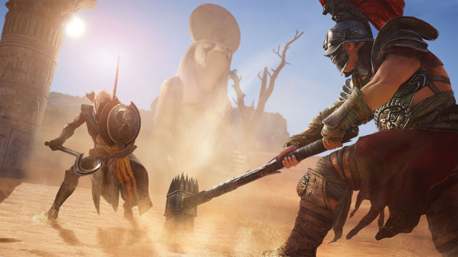 W nowym zwiastunie Assassin's Creed Origins wszystko zamienia się w piach