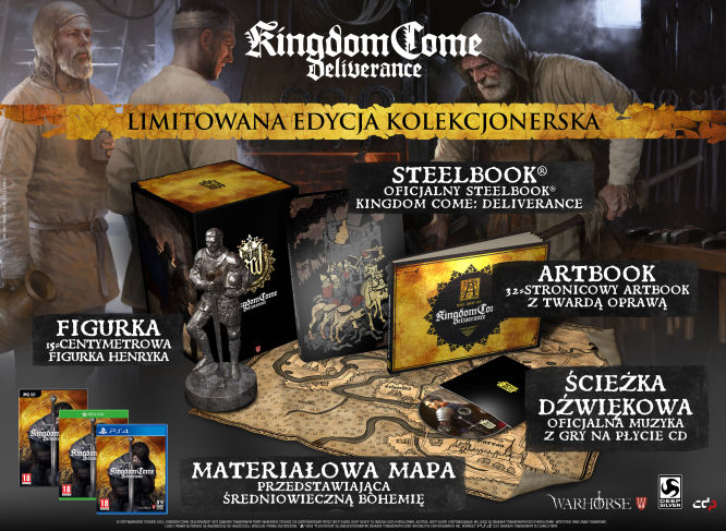 Kingdom Come: Deliverance - zapowiedziano Edycję Specjalną i Limitowaną Edycję Kolekcjonerską