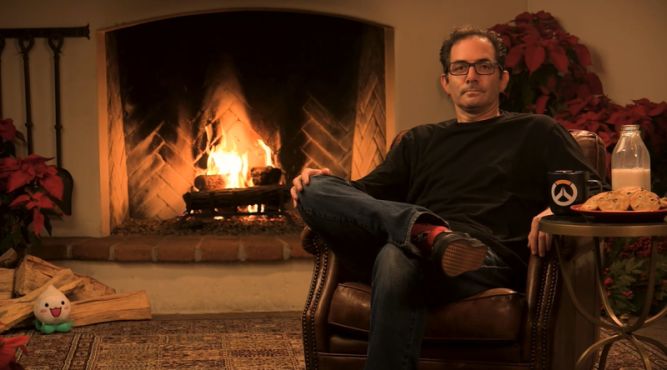 Overwatch - tysiące ludzi obejrzało Jeffa Kaplana siedzącego przy kominku przez kilka godzin