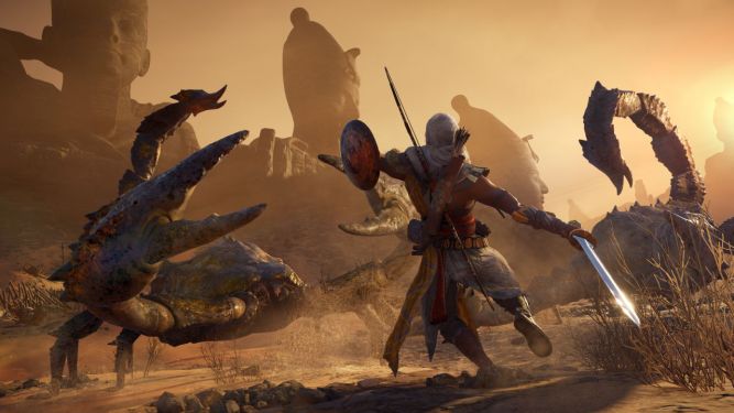 Assassin's Creed Origins - misja Incoming Threat na gameplayu