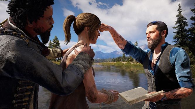 Far Cry 5  - stojący na czele kultu bohaterami nowych zwiastunów