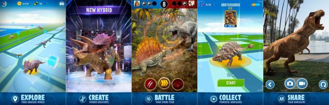 Nadchodzi Jurassic World Alive - gra z dinozaurami w stylu Pokemon Go