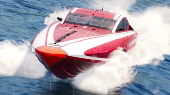 The Crew 2 - Jaguar Vector V40R Powerboat w nowym trailerze