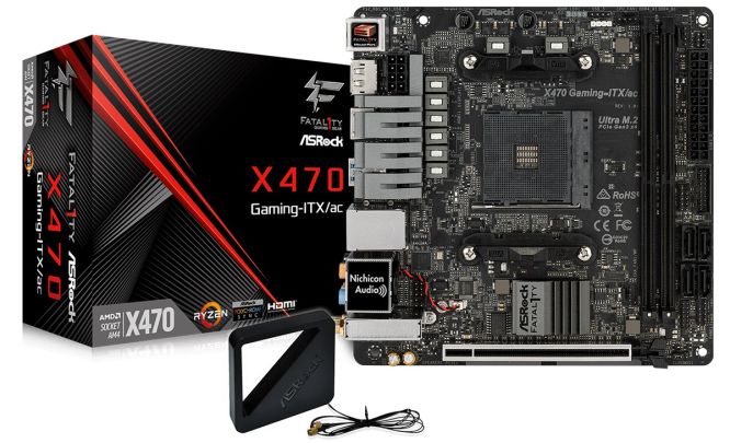 Płyta główna ASRock Fatal1ty X470 Gaming-ITX/ac zadebiutowała na rynku