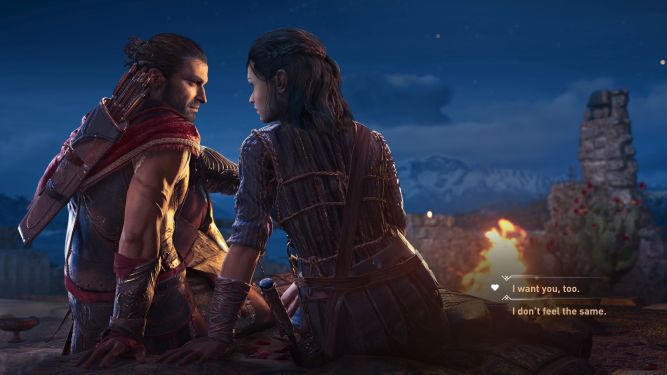 Assassin's Creed Odyssey z opcjami romansowania