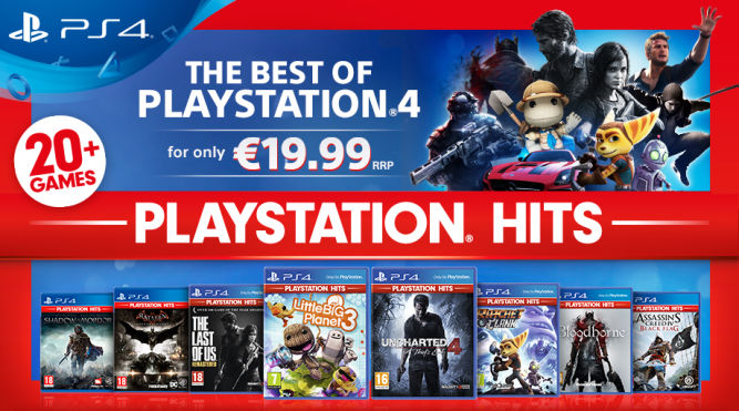 Sony zapowiada PlayStation Hits, czyli specjalne wydania gier na PS4 za niewielką cenę
