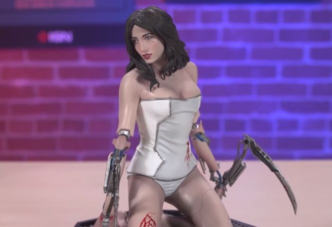 Cyberpunk 2077 - zobacz unboxing z eksluzywnej figurki, którą rozdawano na E3