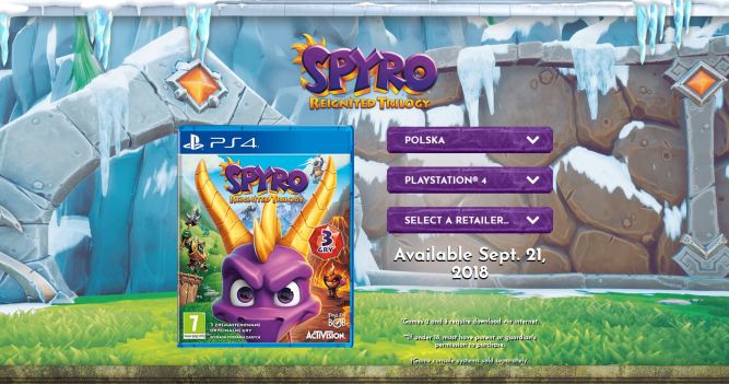 Spyro Reignited Trilogy nie zawiera na płycie wszystkich części serii