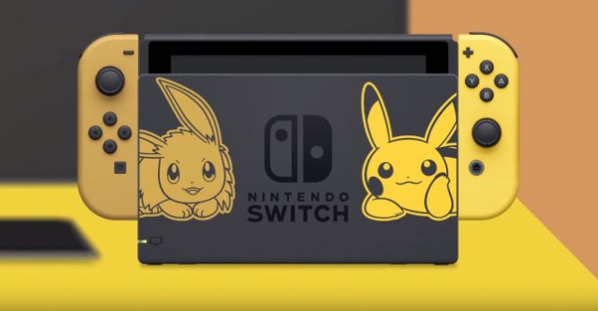 Nintendo Switch ze specjalną edycją konsoli dla Pokemon Let's Go Pikachu i Let's Go Eevee