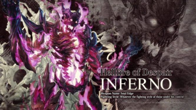 SoulCalibur VI - Inferno również trafi do gry