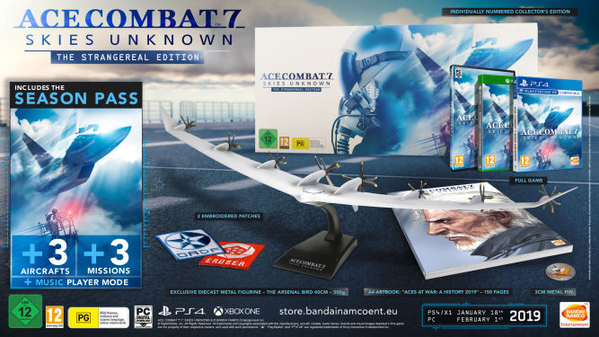 Ace Combat 7: Skies Unknown z edycją kolekcjonerską na europejski rynek