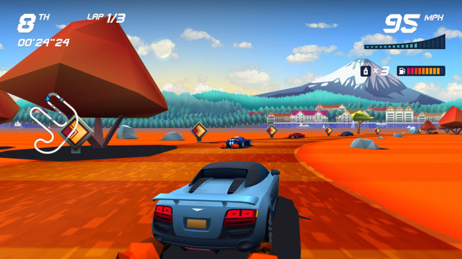 Inspirowane 16-bitowymi grami wyścigowymi Horizon Chase Turbo z datą premiery na Nintendo Switch