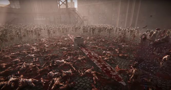10 000 zombie kontra wielki blender - demo techniczne The Black Masses