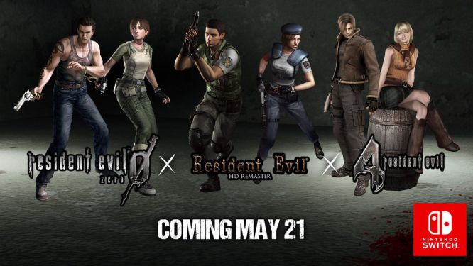 Resident Evil, Resident Evil 4 i Resident Evil 0 z datą premiery na Nintendo Switch