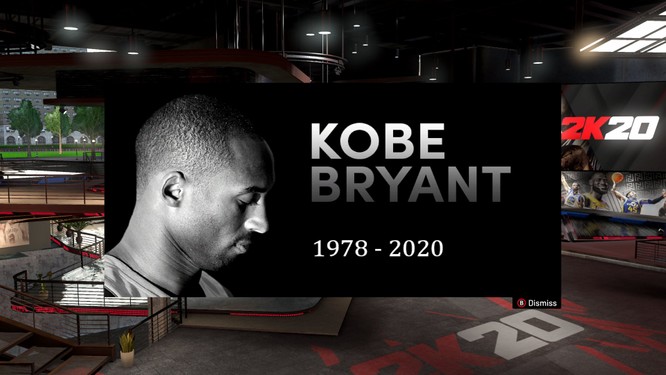 Kobe Bryant upamiętniony w NBA 2K20