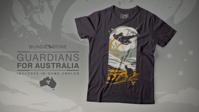 Gracze Destiny 2 mogą pomóc Australii, kupując limitowaną koszulkę Bungie