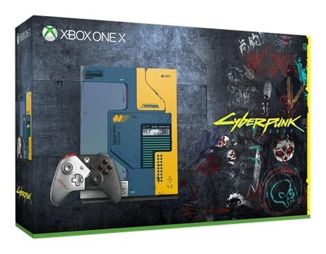 Xbox One X Cyberpunk 2077 Limited Edition świeci w ciemności. Zestaw trafi na rynek na długo przed grą
