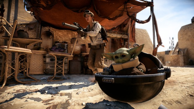 Mod Baby Yoda dla Star Wars: Battlefront 2 doczekał się grywalnej wersji